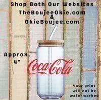 Image 2 of Coca Cola Single Sided Uv Dtf Decal     T3