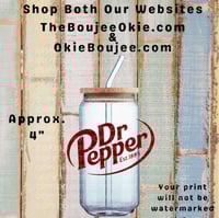 Dr Pepper Single Sided Uv Dtf Decal T13