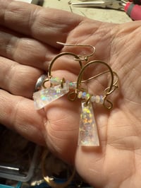 Image 2 of Opal Nebula Earrings