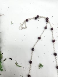 Image 4 of Garnet necklace with clasp