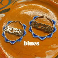 Image 4 of PREORDER: Beaded Hoops