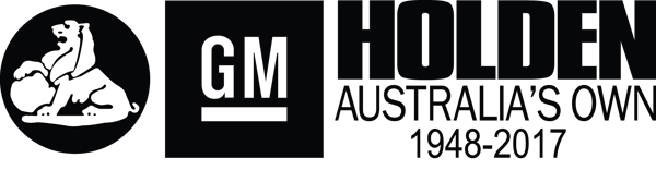 Image of Holden old logo bumper sticker with dates