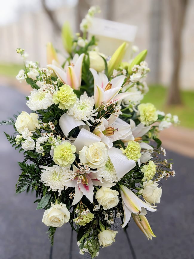 White Standing Easel