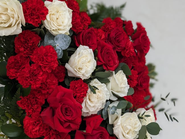 Red Core Heart Standing Easel