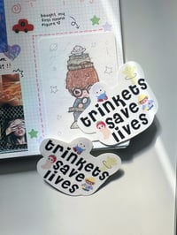 Trinkets Save Lives Sticker