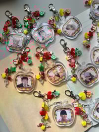 Image 2 of Seventeen Apple Keychain