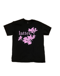 FLORAL TEE (PURPLE INK)