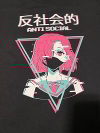 Antisocial Vaporwave Anime Girl 
