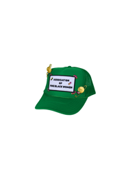 Image 1 of Nefertiti Bossed Up Kelly Green X Kelly Green Trucker Hat 