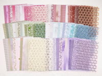 Image 2 of 90 Sheets, Scrapbook Paper and Mesh Assorted Set 5.1x7 Inch