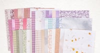 Image 5 of 90 Sheets, Scrapbook Paper and Mesh Assorted Set 5.1x7 Inch