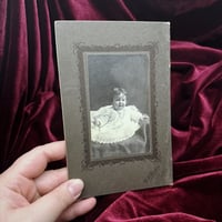 Vintage Cabinet Card - Happy Baby Portrait