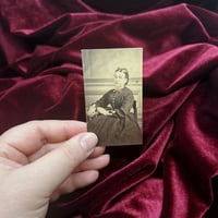 Mini Vintage Photo - Young girl
