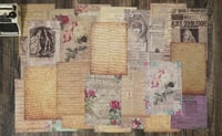 Image 5 of 180 Sheets of Scrapbook Paper, Vintage Journaling Scrapbooking Supplies Craft Kits 6.8×4.7 inch