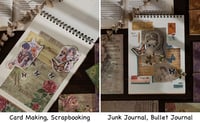 Image 3 of 180 Sheets of Scrapbook Paper for Bullet Journals Junk Journal Planners Aesthetic Room Wall Decor