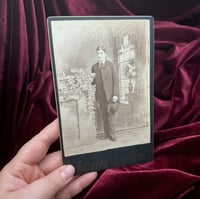 Vintage Cabinet Card - Young Gentleman with hat