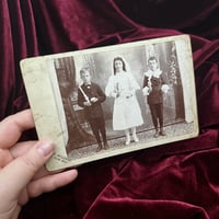 Vintage Cabinet Card - Three Children