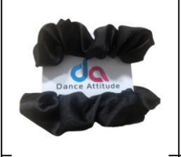 BLACK SCRUNCHIES - 2 PACK
