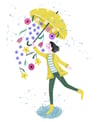 Carte printemps fleurs