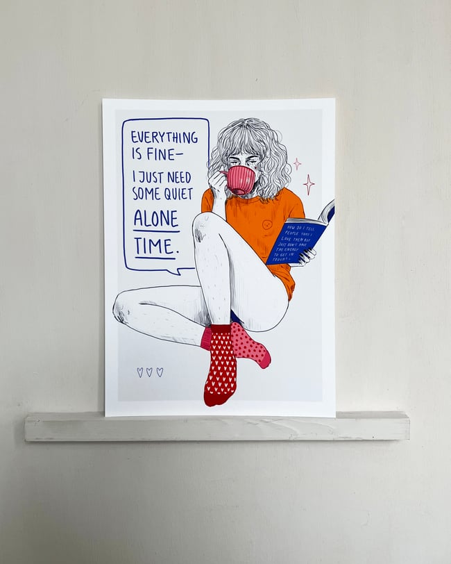Alone Time – FineArt Print (13x18cm)