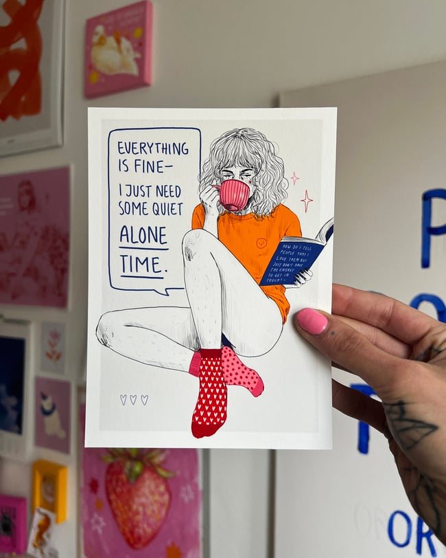 Alone Time – FineArt Print (13x18cm)