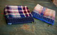 Image 2 of Handwoven Fabric Small Zipper Pouch – Vintage Cotton, Coin and Card Purse