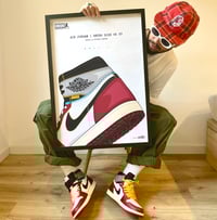 Image 2 of Sneaker Poster Air Jordan 1 x Union L.A Chicago “Shadow”