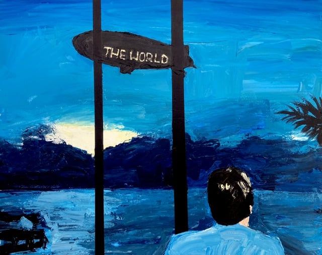 Image of World is yours (original on canvas)