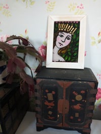 Image 2 of Queen of the Forest (Glass Painting)