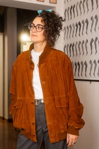 Image 1 of Bomber scamosciato 1 