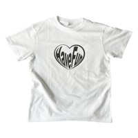 Image 1 of HF black heart tee