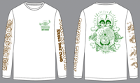 Image 1 of FOREVER TRIPPIN' WHITE LONGSLEEVE