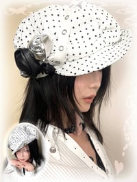 Image 1 of Polka dot beret