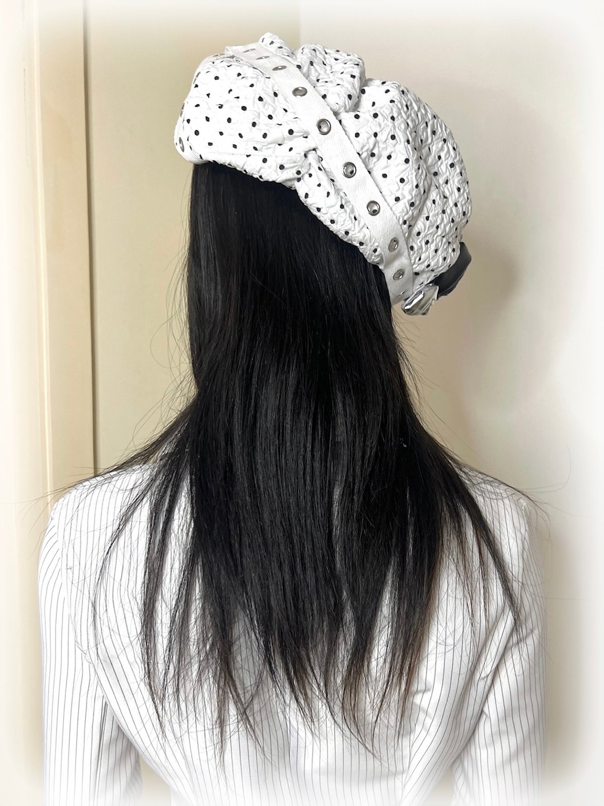 Polka dot beret | nit alcove