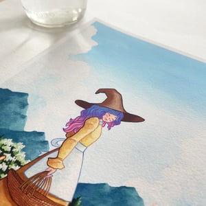 Image of Gathering Herbs, fine art print (3 sizes)