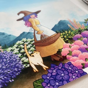 Image of Gathering Herbs, fine art print (3 sizes)