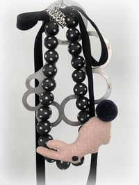 Image 4 of Handmade rabbit beaded necklace