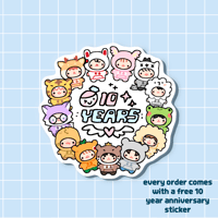Image 4 of 1.5” Acrylic Keychains - SEVENTEEN 10th Anniversary