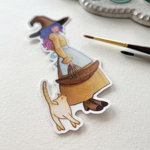 Image of Gathering Herbs, vinyl sticker