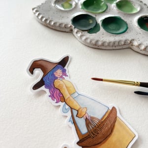 Image of Gathering Herbs, vinyl sticker