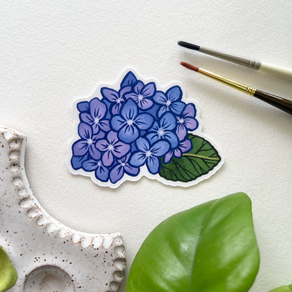 Image of Hydrangea, vinyl sticker