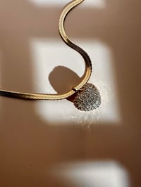 Image 1 of Pave Heart Choker 