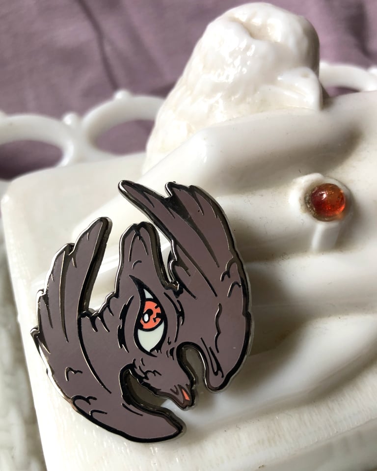 Image of Mourning Dove Enamel Pin