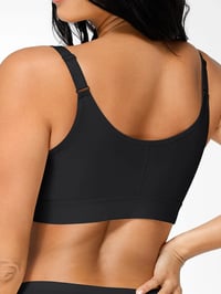 Image 4 of Full Coverage Compression Front Closure Bra