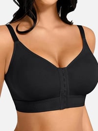 Image 1 of Full Coverage Compression Front Closure Bra