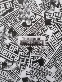 Image 1 of THE ART OF DISOBEDIENCE STICKER PACK