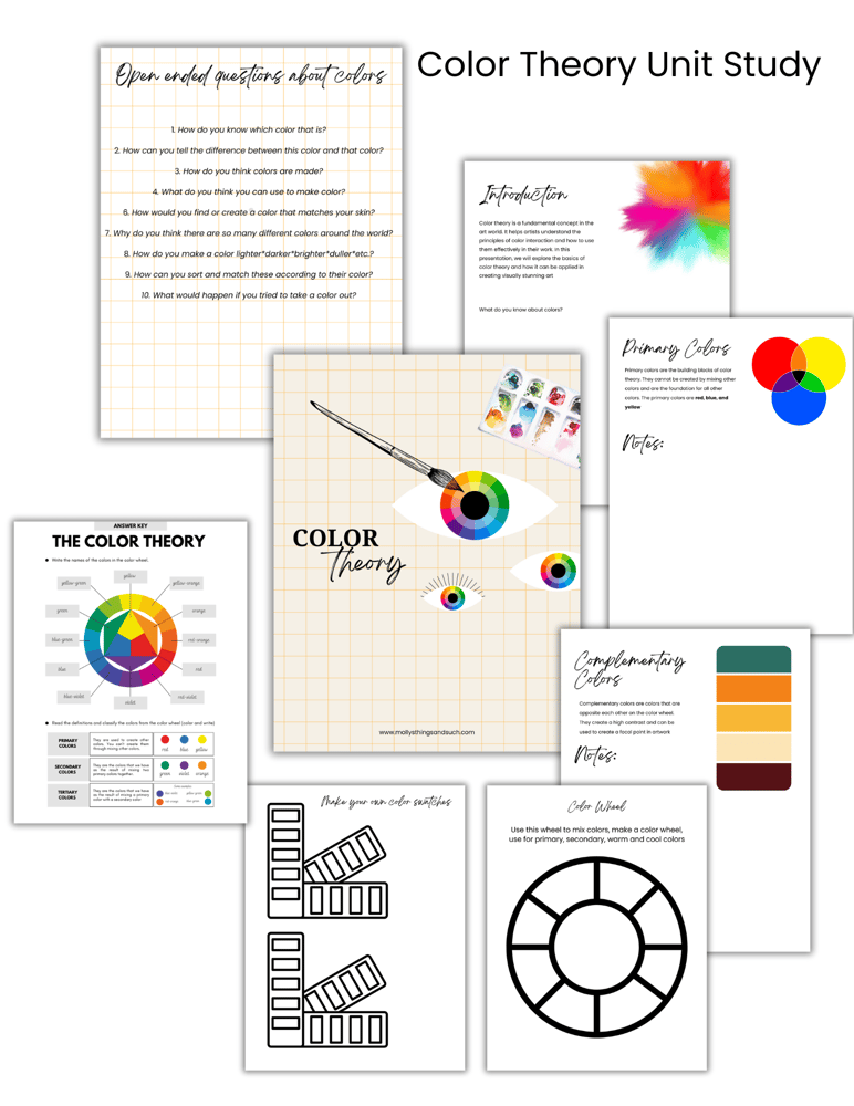Image of Color Theory Unit Study