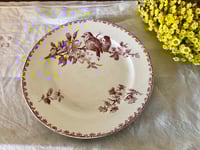 Image 2 of Assiette Oiseaux Favori Sarregueumines