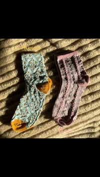 Image 4 of floral socks