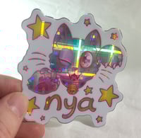 Image 2 of Nya Cat Sticker